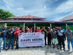 Polres Bursel Bersama Paguyuban Masyarakat Baksos di Masjid Al-Ikhlas Jelang Ramadhan 1445 H