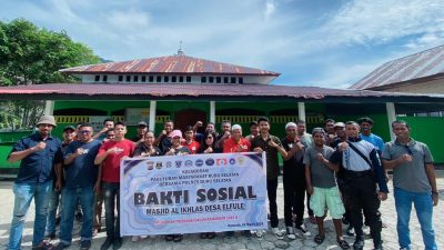 Polres Bursel Bersama Paguyuban Masyarakat Baksos di Masjid Al-Ikhlas Jelang Ramadhan 1445 H