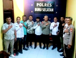 Jalin Silaturahmi dan Bangun Sinergitas, KPU Kunjungi Polres Bursel
