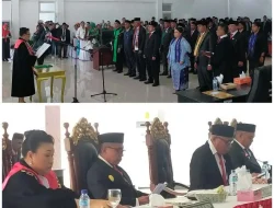 Paripurna Pengambilan Sumpah Anggota DPRD Periode 2024-2029. Madoly Ketua Sementara