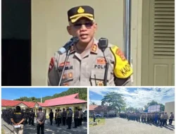 Selesai Laksanakan Pengamanan TPS, Kapolres Bursel Lepas Personel BKO Polda Maluku