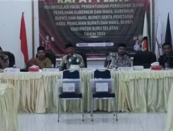 KPU Bursel Laksanakan Pleno Rekapitulasi Hasil Pilkada Serentak Tahun 2024