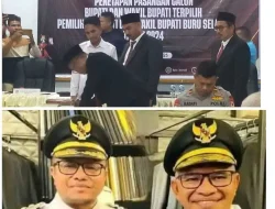 KPU Bursel Gelar Pleno Terbuka Penetapan Bupati-Wabup Terpilih. Paslon Nomor Urut 1 LHM-GES Siap di Lantik