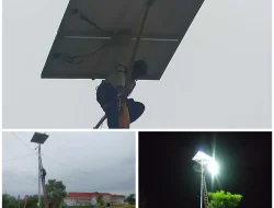 Disperhub Bursel Perbaiki Lampu PJU di Pusat Jalan Kota Namrole