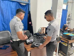 Pastikan Keamanan Optimal, Rutan Ambon Laksanakan Pemeriksaan Inventaris Senjata