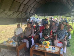 Kapolres Bursel Hadiri Vicon Panen Raya Jagung Serentak Kuartal II 2025 Seluruh Indonesia