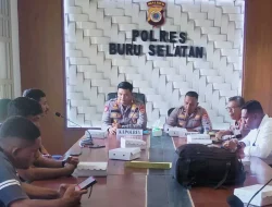 Untuk Menjalin Kemitraan Yang Baik, Polres Bursel Gelar Silaturahmi dengan Rekan-Rekan Wartawan