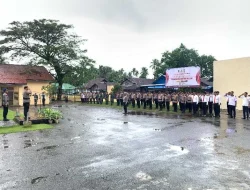 Kapolres Buru Selatan Pimpin Apel Gelar Pasukan Operasi Patuh Salawaku 2025