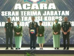 PANGDAM I/BUKIT BARISAN PIMPIN SERTIJAB SEJUMLAH PEJABAT DI LINGKUNGAN KODAM
