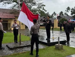 Kapolres Buru Selatan Pimpin Upacara Peringatan HUT RI Yang Ke-80 Tahun