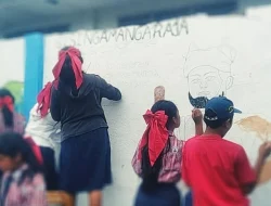 SMP Negeri 1 Siborongborong Gelar Kegiatan Mural, Dorong Kreativitas Siswa Sambut HUT Tapanuli Utara