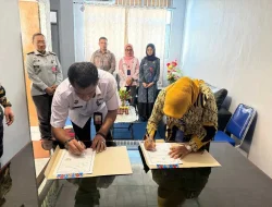 Komitmen Lapas Namlea BERSINAR, di Tunjukkan Dengan Teken Kerja Sama Bersama BNNK Buru