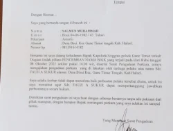 Kasus Oknum Linmas Desa Bisui, Laporan Pengaduan Resmi Diterima Polsek Gane Timur
