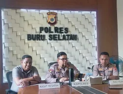Kapolres Buru Selatan AKBP Andi P. Lorena Gelar Press Release, Ungkap 20 Kasus Tindak Pidana Kekerasan