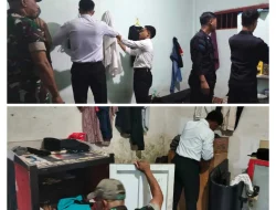 Lapas Wahai dan Koramil 1502-05 Gelar Razia Gabungan Untuk Ciptakan Lingkungan Bersih