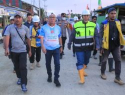 Bupati Halmahera Tengah Tinjau Progres Pembangunan Penataan Kawasan Lelilef Waibulan