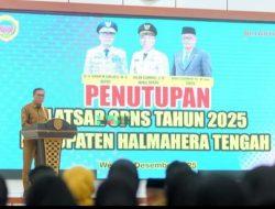 Bupati Halteng Ikram M. Sangadji Resmi Tutup Latsar Cpns 2025