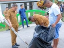 Bupati Tinjau Kerusakan Infrastruktur di Kota Weda