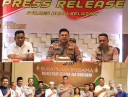Kapolres Bursel Pimpin Release Penanganan Perkara Kekerasan Periode Januari 2025–Februari 2026