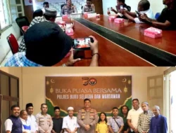 Silaturahmi Ramadan, Polres Buru Selatan dan Insan Pers Perkuat Sinergi