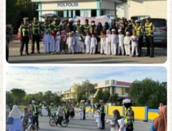 Tebar Berkah Ramadan, Satlantas Halteng Gandeng PAUD Bagikan 200 Takjil dan Edukasi Tertib Lalu Lintas