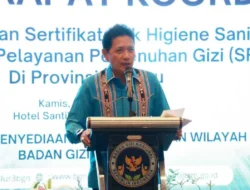 Sekda Maluku Buka Rakor Percepatan Sertifikat Higiene Sanitasi untuk Dukung Operasional SPPG