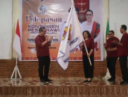 Gubernur Maluku Lepas 272 Peserta Kontingen Pesparawi Nasional XIV ke Manokwari