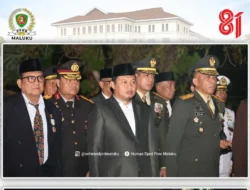 Wakil Ketua DPRD Provinsi Maluku Hadiri Apel Kehormatan dan Renungan Suci HUT Ke-81 Kemerdekaan RI