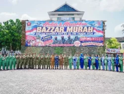 TNI Hadir Membawa Manfaat Ekonomi, Bazar Murah Semarakkan HUT ke-81